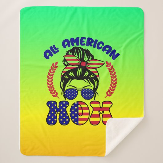 Couverture Sherpa All American Mom-32169 (Devant)