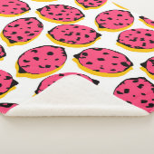 Couverture Sherpa all over lemon patternabstract,art,background,cart (3/4)