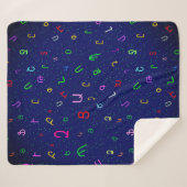 Couverture Sherpa Alphabet arménien Sherpa Blanket (Devant (Horizontal))