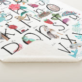 Couverture Sherpa Alphabet kids ABC Illustration | Sherpa Blanket (3/4)