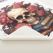 Couverture Sherpa Amant romantique foncé (3/4)