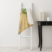 Couverture Sherpa American Gold Finch sur Branche jaune vert (En situation)