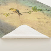 Couverture Sherpa American Gold Finch sur Branche jaune vert (3/4)