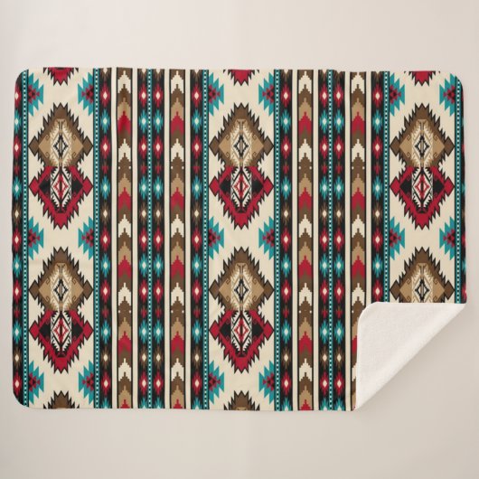 Couverture Sherpa Amérindien (Devant (Horizontal))