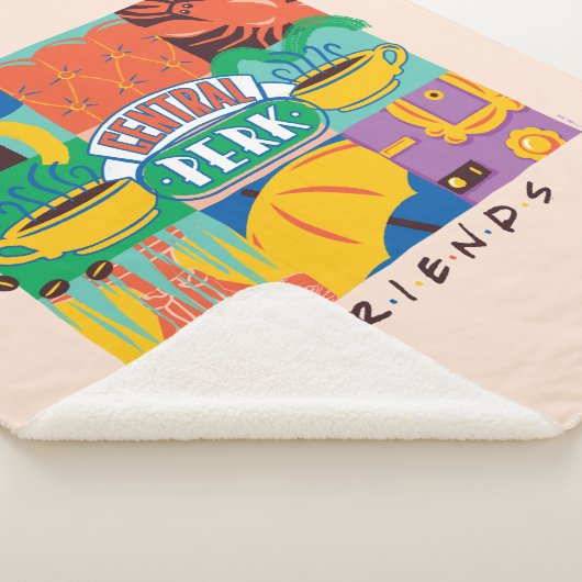 Couverture Sherpa AMIS™ | Central Perk Vibrant Graphic (3/4)