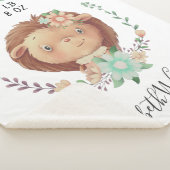 Couverture Sherpa amis de la forêt statistiques de naissance du bébé (3/4)