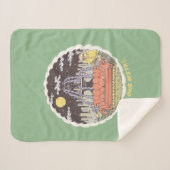 Couverture Sherpa AMIS™ | Fontaine de dessin (Devant (Horizontal))