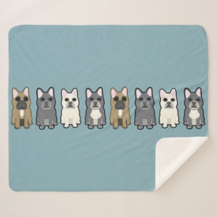 Couverture Sherpa Amis Frenchie