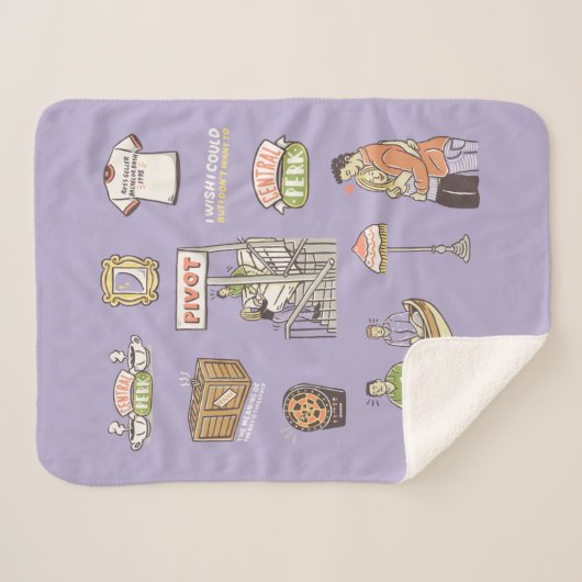 Couverture Sherpa AMIS™ | Icônes de dessin (Devant (Horizontal))