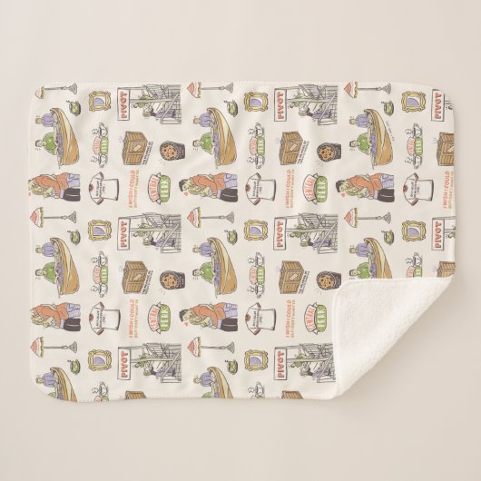 Couverture Sherpa AMIS™ | Icônes de dessin (Devant (Horizontal))