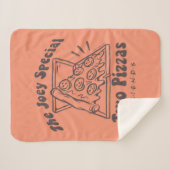 Couverture Sherpa AMIS™ | Joey Pizza Citation (Devant (Horizontal))