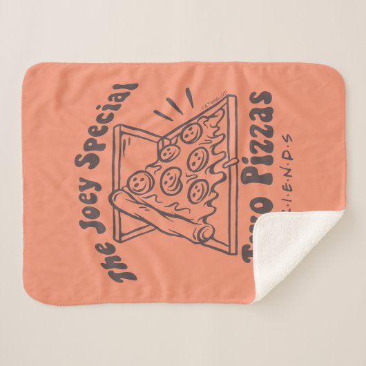 Couverture Sherpa AMIS™ | Joey Pizza Citation (Devant (Horizontal))