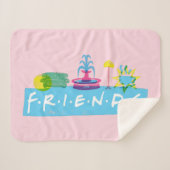 Couverture Sherpa AMIS™ | Logo avec icônes (Devant (Horizontal))