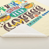 Couverture Sherpa AMIS™ | Mais Premier café Vibrant Graphisme (3/4)