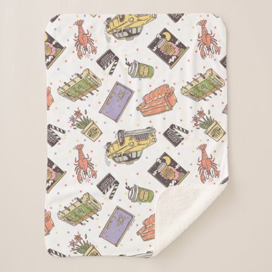 Couverture Sherpa AMIS™ | Motif d'icône Poka Dot (Devant)