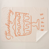 Couverture Sherpa AMIS™ | Thanksgiving Trifle (Devant (Horizontal))