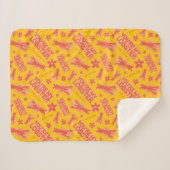 Couverture Sherpa AMIS™ | Vous êtes mon homard Motif vibrant (Devant (Horizontal))