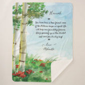 Couverture Sherpa Amitié longue distance Aimer les uns | Message COV (Devant)