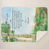 Couverture Sherpa Amitié longue distance Aimer les uns | Message COV (Devant (Horizontal))