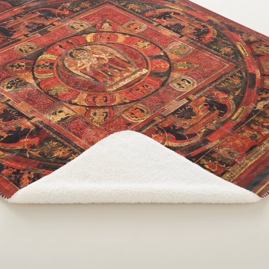 Couverture Sherpa Amogapasha Mandala Thangka (3/4)