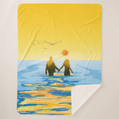 Couverture Sherpa Amour (Devant)