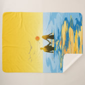 Couverture Sherpa Amour (Devant (Horizontal))