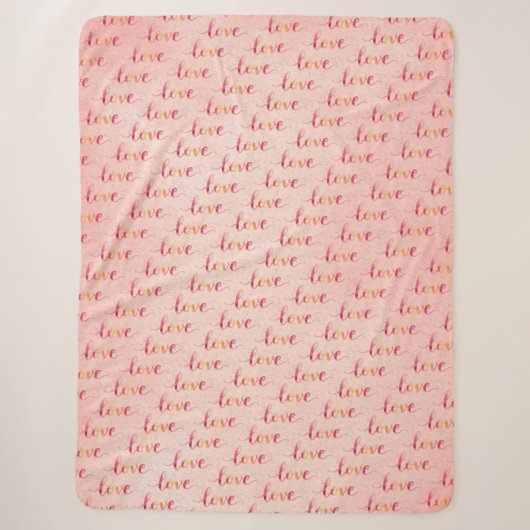 Couverture Sherpa Amour (Devant)
