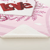 Couverture Sherpa Amour 3D (3/4)