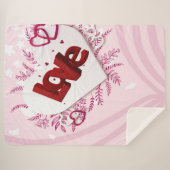 Couverture Sherpa Amour 3D (Devant (Horizontal))