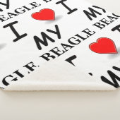 Couverture Sherpa Amour beagle (3/4)
