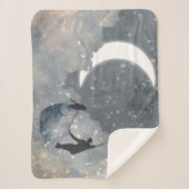 Couverture Sherpa Amour céleste (Devant)