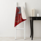 Couverture Sherpa "Amour de la Saint-Valentin avec des ailes" (En situation)