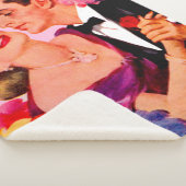 Couverture Sherpa amour en fleurs (3/4)