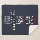 Couverture Sherpa Amour véritable (Devant (Horizontal))