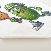 Couverture Sherpa Amusant joueur de pickleball Louveur de paddleball (3/4)