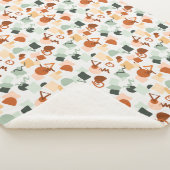 Couverture Sherpa Amusement sur White (3/4)