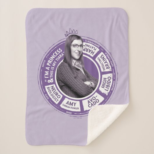 Couverture Sherpa Amy Farrah Fowler - Graphique d'informations (Devant)