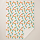 Couverture Sherpa Ananas (Devant)