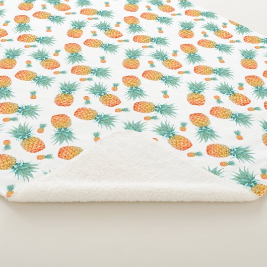 Couverture Sherpa Ananas (3/4)