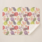 Couverture Sherpa Ananas, couple sucré, fruit (Devant (Horizontal))