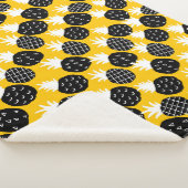 Couverture Sherpa Ananas noir (3/4)