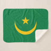 Couverture Sherpa Ancien drapeau mauritanien (Devant (Horizontal))