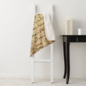 Couverture Sherpa Ancien manuscrit du 1700 siècle écrit à l'encre (En situation)