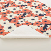 Couverture Sherpa Anémone gras et chic (3/4)