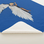 Couverture Sherpa Ange couchant (3/4)