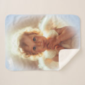 Couverture Sherpa Anges bébés (Devant (Horizontal))