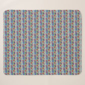 Couverture Sherpa Anges de Noël avec trompettes (Devant (Horizontal))