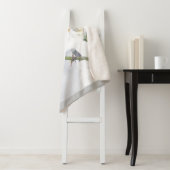 Couverture Sherpa Anglais Robin Bird Winter Snow Bird Wildlife (En situation)