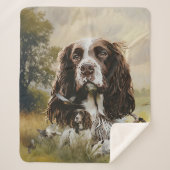 Couverture Sherpa Anglais Springer Spaniel (Devant)
