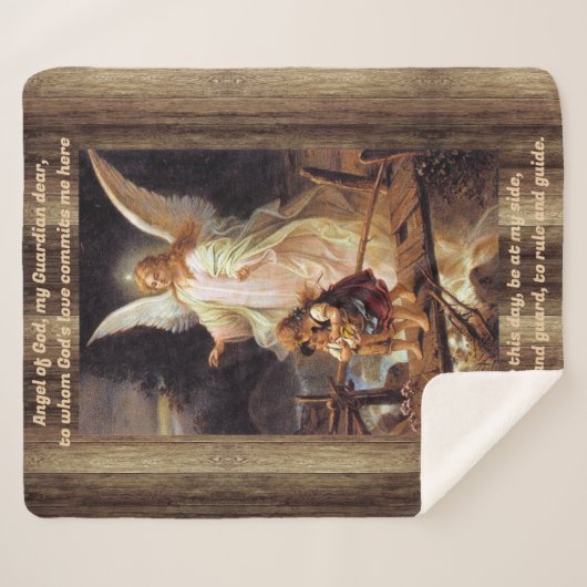 Couverture Sherpa Angle vintage (Devant (Horizontal))